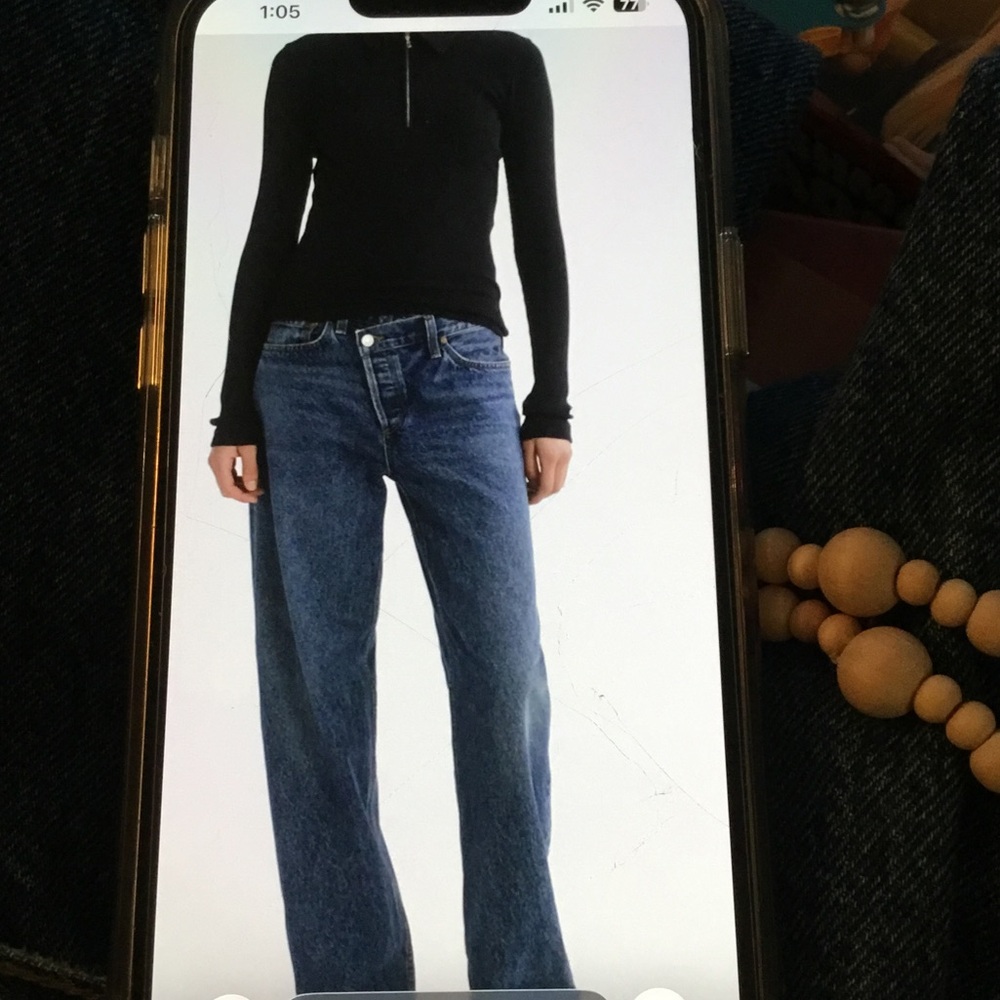 Agolde Criss Cross Jeans